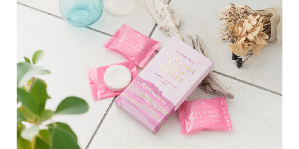 クレイ＆ソルト バスタブレット（アロマ・フランス株式会社）