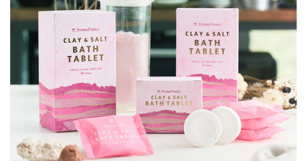 クレイ＆ソルト バスタブレット（アロマ・フランス株式会社）
